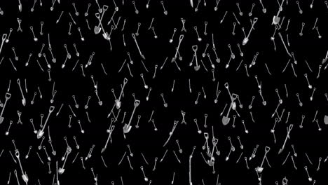 shovel loop tile falling with alpha