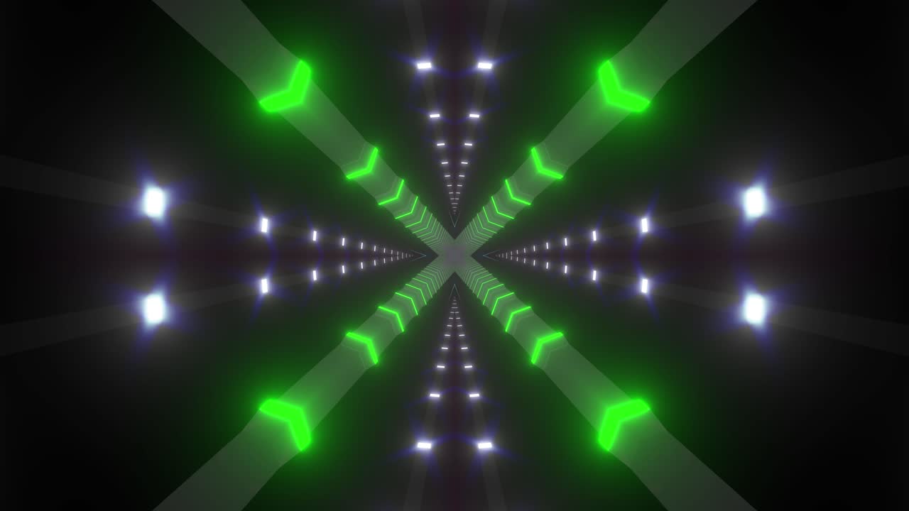 Abstract Tunnel luminoso