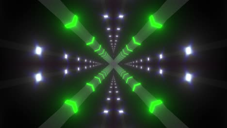 túnel de resplandor abstracto