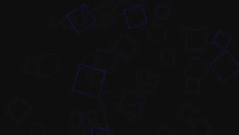 flying cube shapes on black gradient