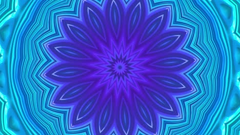 fondo abstracto de caleidoscopio de color púrpura y azul azulado