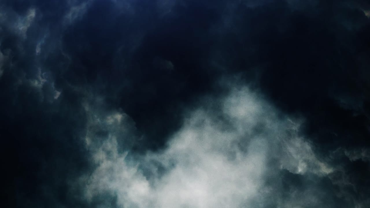 pohled blesk v cumulonimbus mraky, bouře