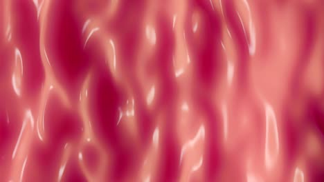 3d looped abstract holographic background. wavy surface with ripples.trendy vibrant texture, fashion textile, graphic design, animated wax texture.