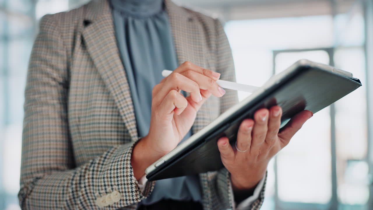 태블릿을 사용 하여 실업