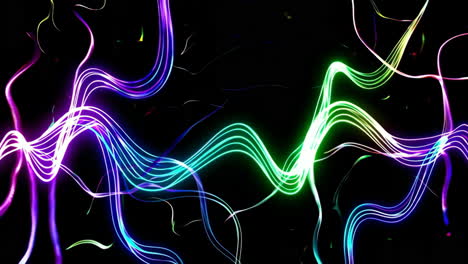 líneas brillantes abstractas
