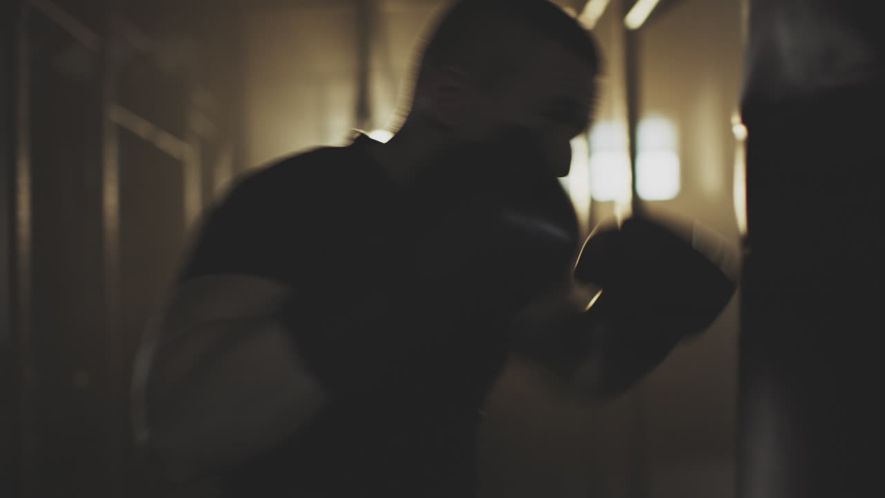 Boxing Training in a Gym