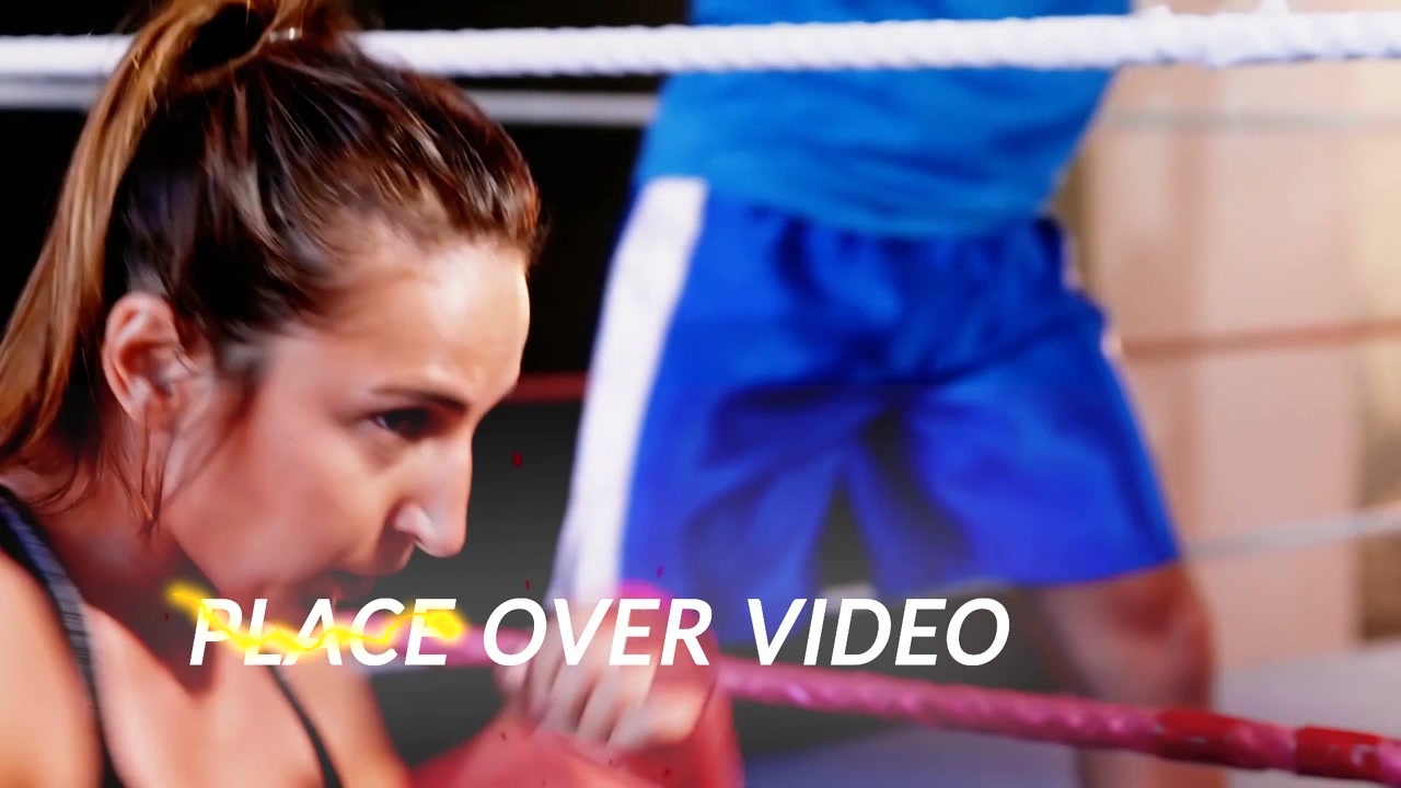 Animated Electric Energy Lower Thirds Overlay for Video Editing