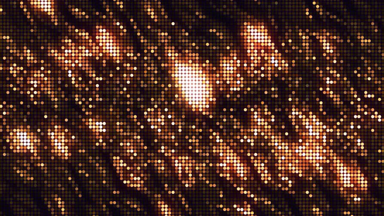 Abstract Gold and Black Bokeh Background