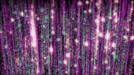 beautiful luminous falling particles. 4k background