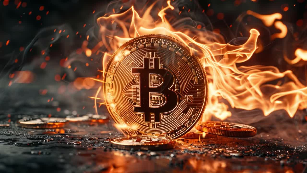 Bitcoin on Fire: Volatile Cryptocurrency Market
