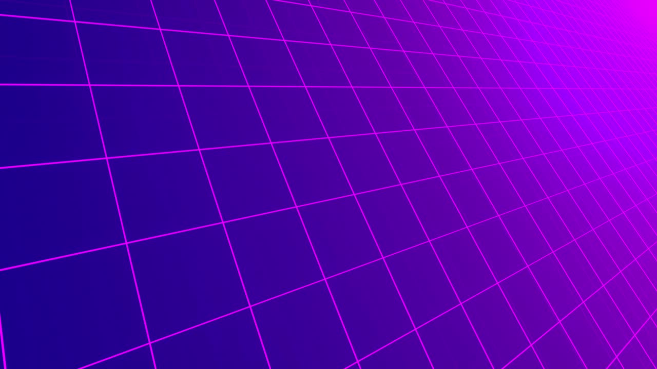 4k Looped Retro Grid Background