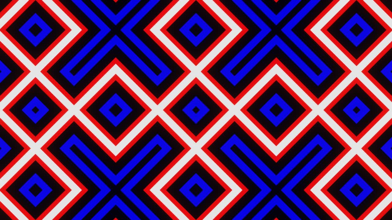 animación pulsante brillante de cuadrados que cambian el patrón