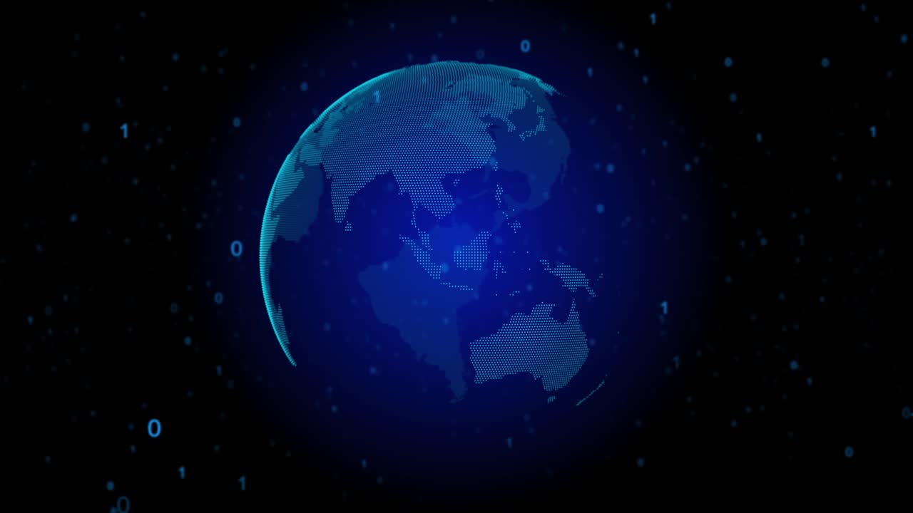 Virtuel planet Jorden globalt verdensnetværkskoncept sikkerhed trådløs netværksforbindelse teknologi stor