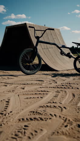 dirt jump bike ramp