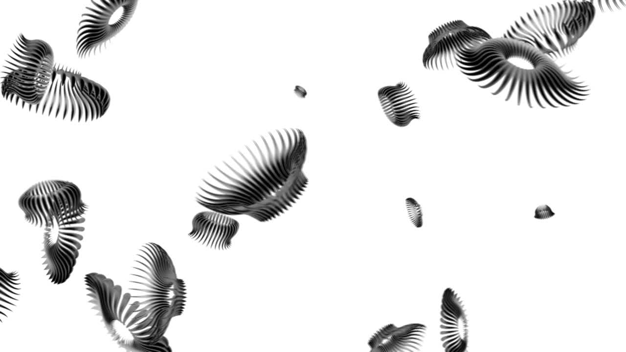 fondo abstracto flotante formas orgánicas pulsantes 5