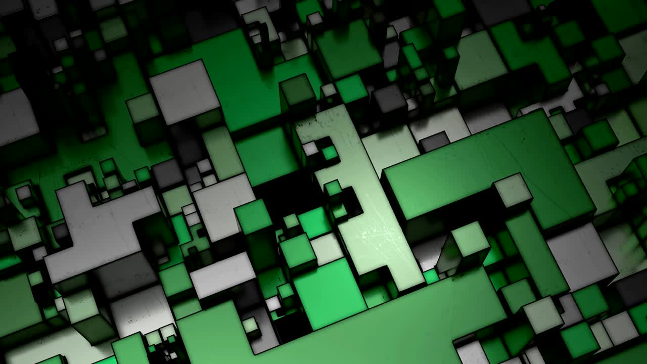 hermosas formas cúbicas abstractas.