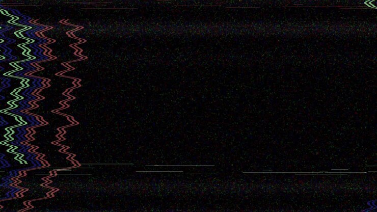 televisión estática de época