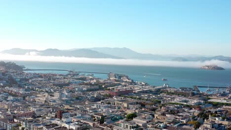 antena: vista del paisaje y del paisaje urbano del área de la bahía de san francisco parte 02, vista de drones