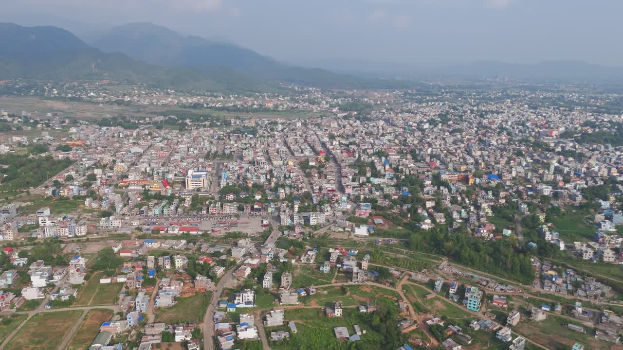 Aerial view of dang ghorahi
