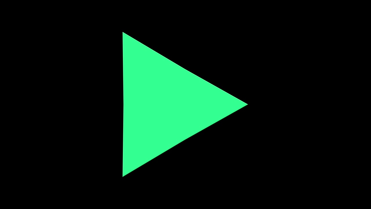 Shape Frame - Triangle, frame for media on alpha