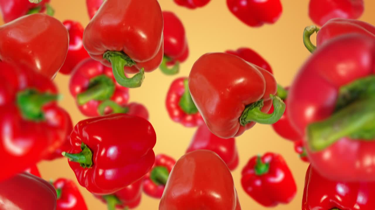 은 불가리아 고추가 떨어집니다.