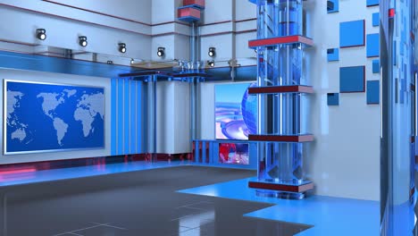 noticias del estudio de televisión virtual 3d