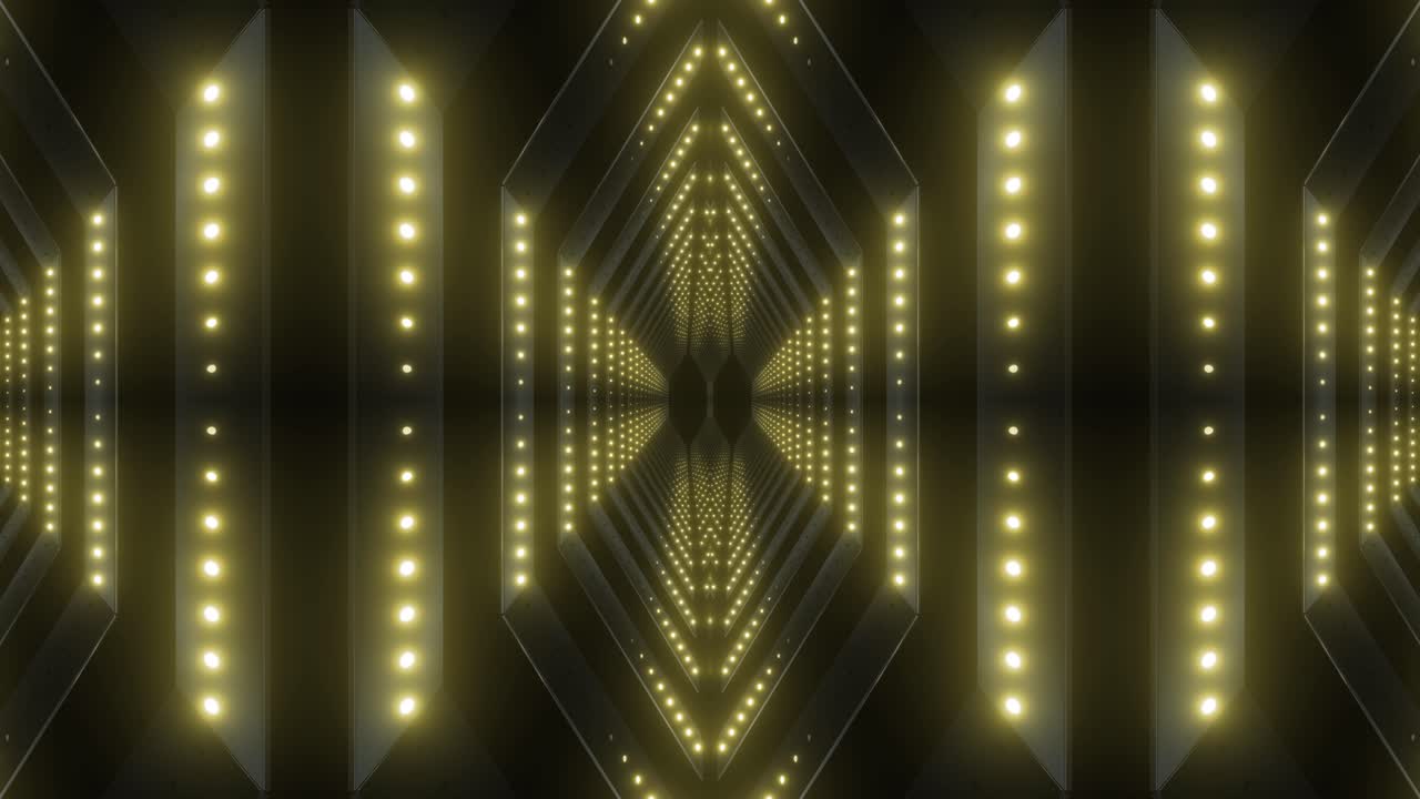 Glowing Tunnel Visual Effect