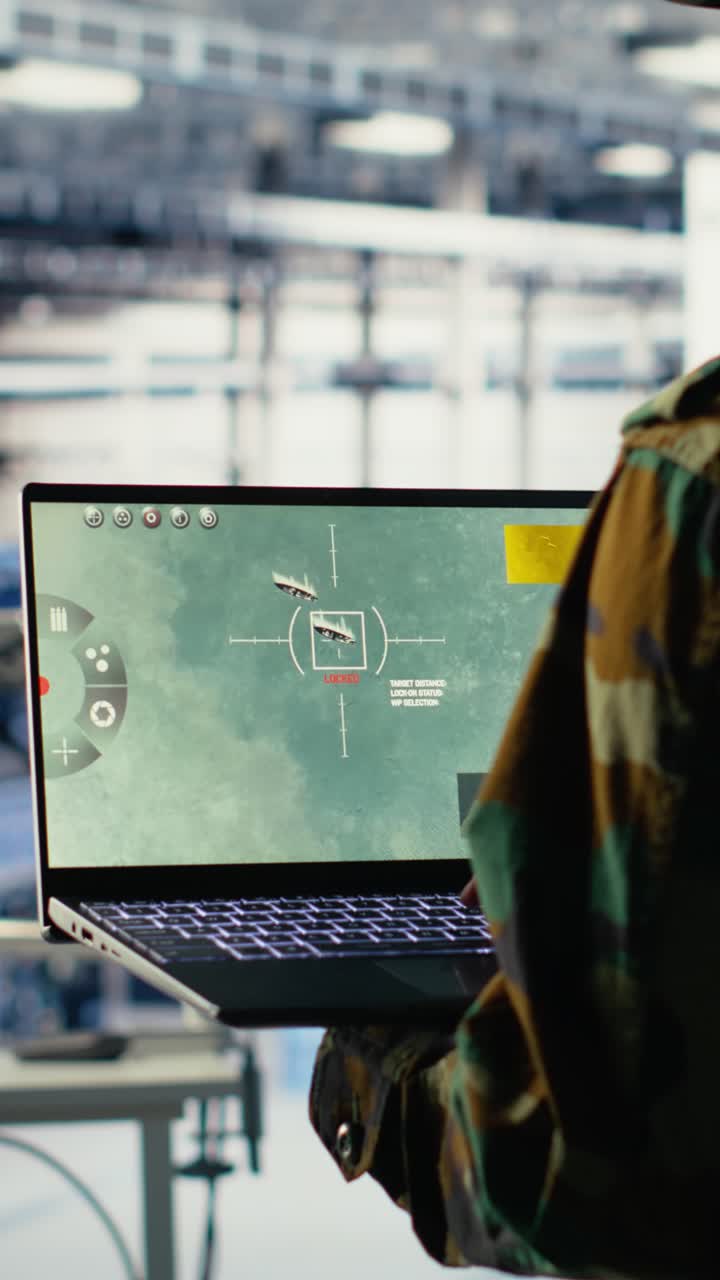 Vertical Video Army Specialist In Data Center Integrating Ai Into Radar Systems