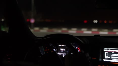 night drive in a city