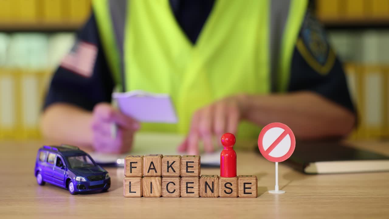 Fake License Concept