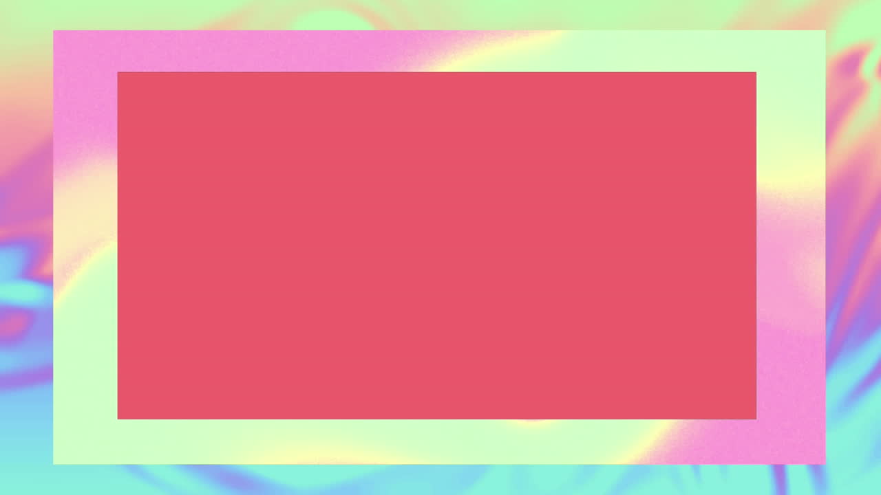 파슬색 소용돌이 프레임에서 빨간색 배경에서 움직이는 파란색 구 ⁇ 의 애니메이션