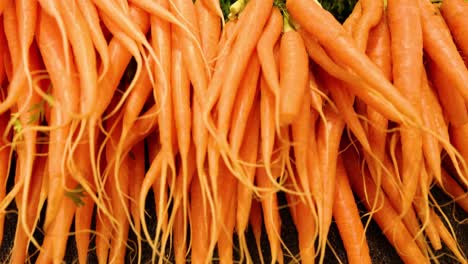 carrots displayed at a market in melbourne