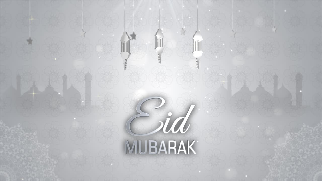 el elegante fondo blanco del ramadán