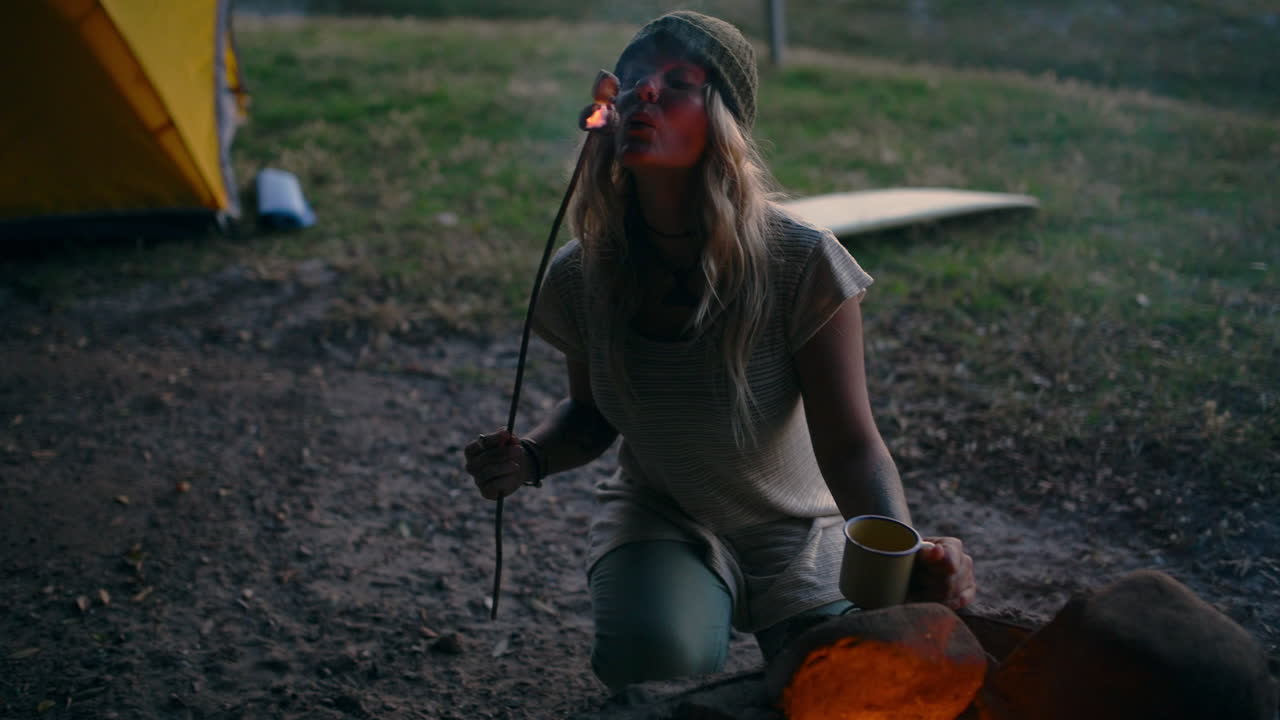 delicias calientes en llamas