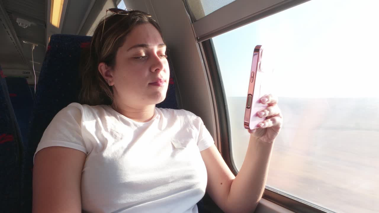 Young Woman Preparing to Take a Photo with Her Smartphone