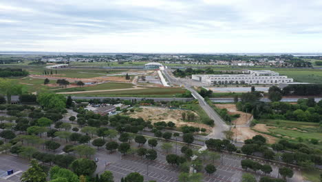 Neue-Luftaufnahme-Des-Bahnhofs-Montpellier-Sud-De-France-Aus-Der-Ferne