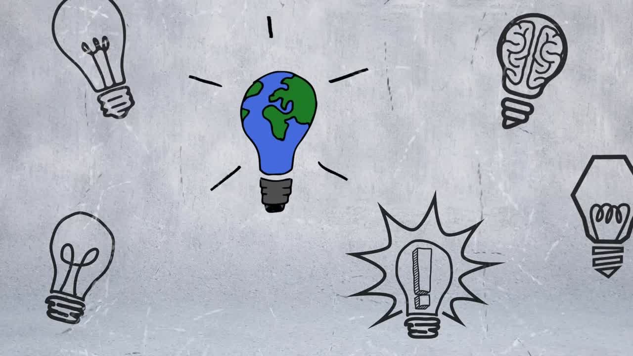 compuesto digital de una idea global emergente