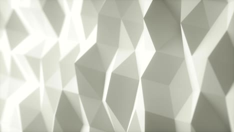 ondas de polígonos bucle sin costuras perfecto de ondas de polígono de movimiento lento
