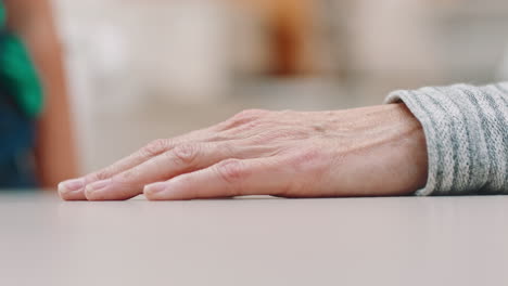 empathy, child and elderly hand together