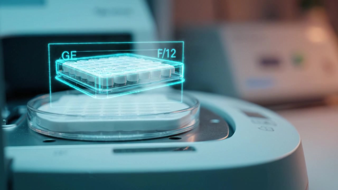 Equipamento de Laboratório Inovador Apresentando uma Placa de Petri com Sobreposição de Dados Analíticos e Capacidades de Análise de Amostras para Pesquisa Científica Avançada