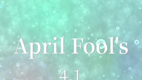 april fool's english message text animation motion graphics