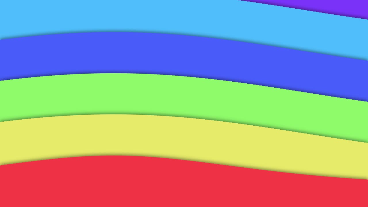 Colorful, undulating waves in a seamless loop