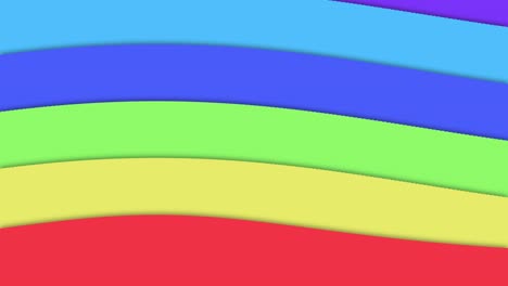 colorful, undulating waves in a seamless loop