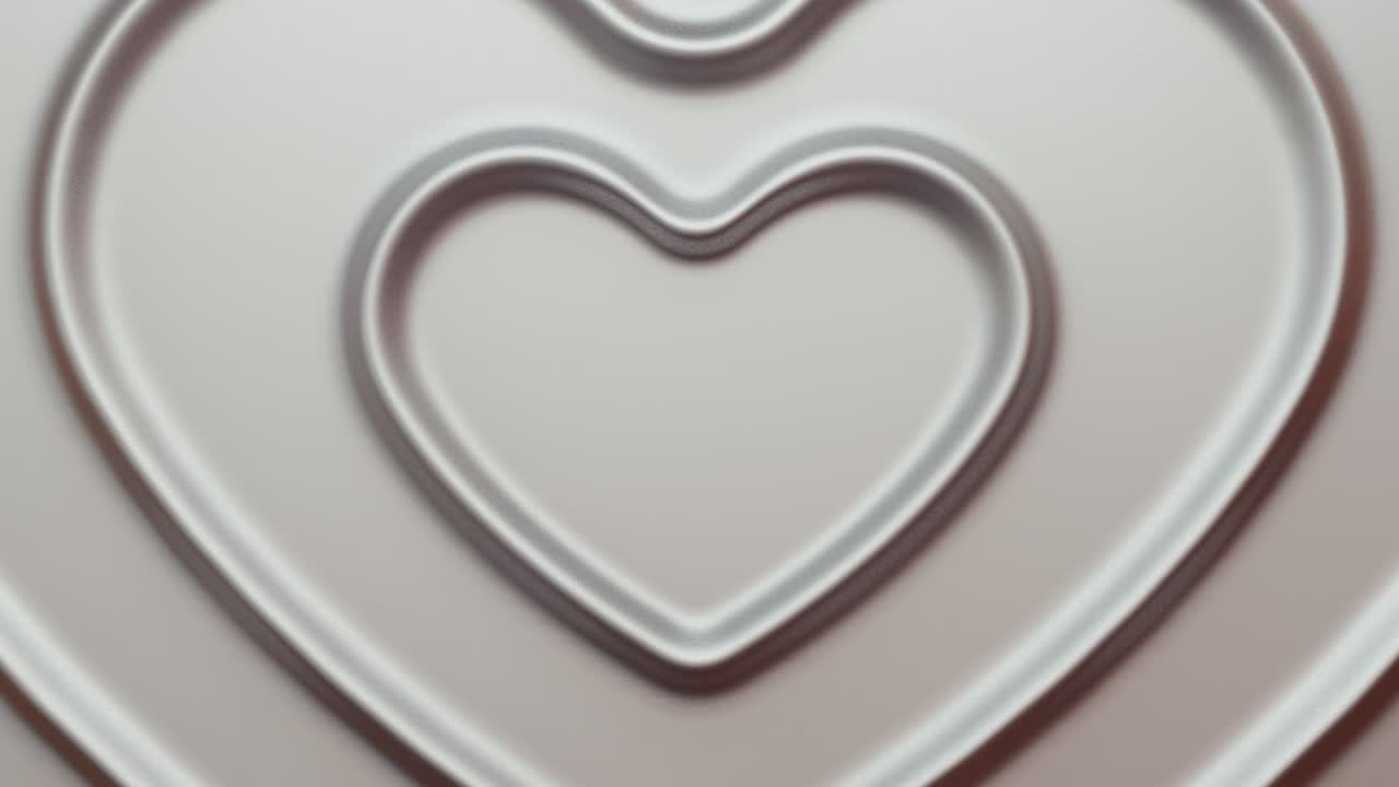 абстрактный 3d серебро нагревает рендеринг фона петли