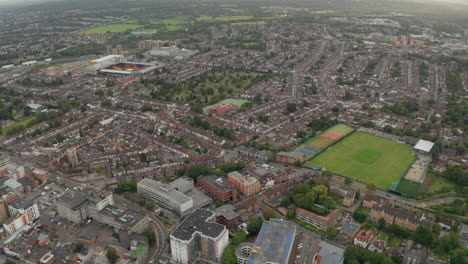 aerial shot over west watford