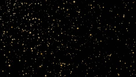 background movie in which star particles scatter in a curve