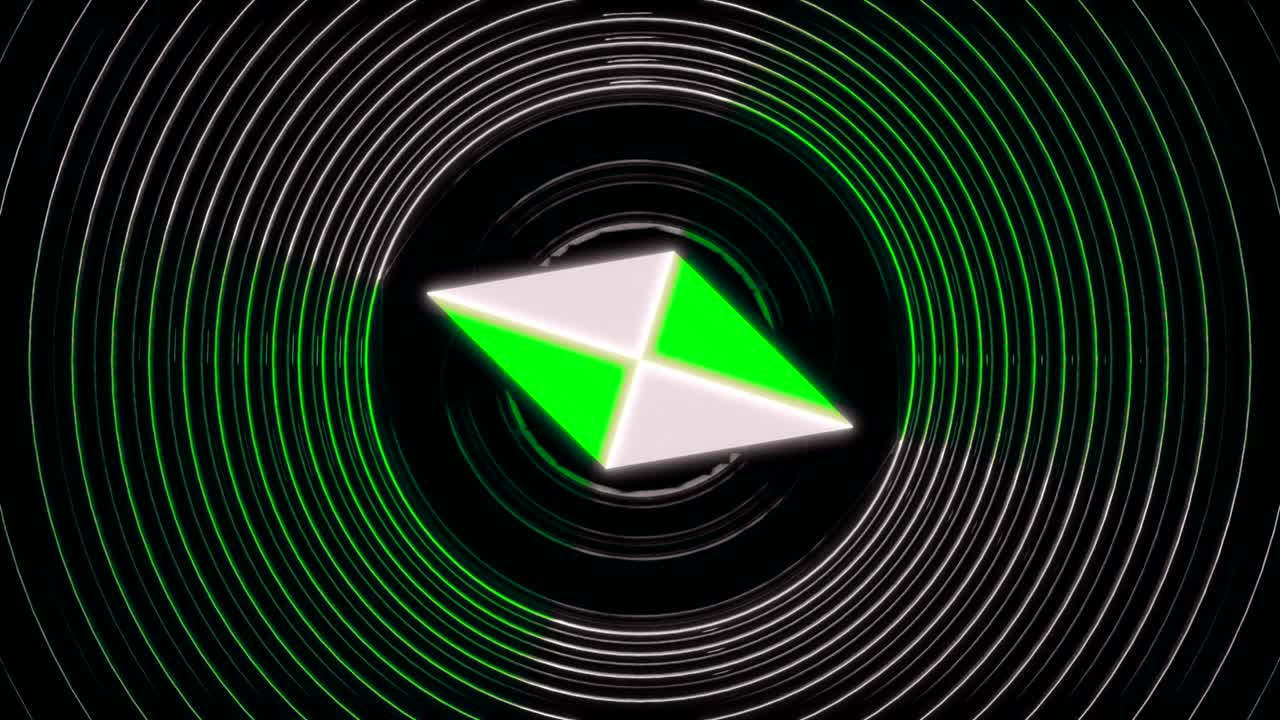 diseño geométrico abstracto con formas brillantes