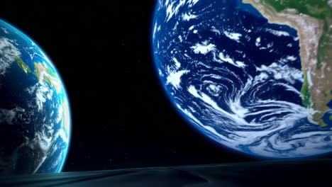 earth in space