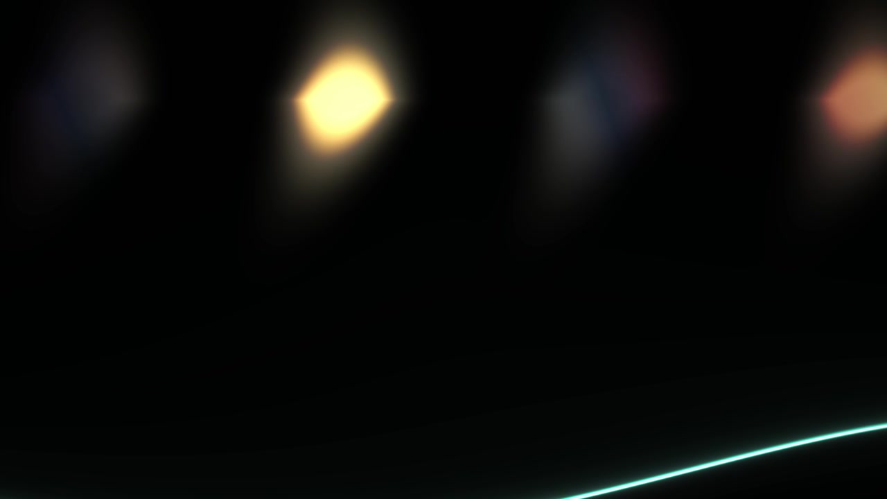Sfondo animato astratto con strisce di luce luminose e variazioni di colore