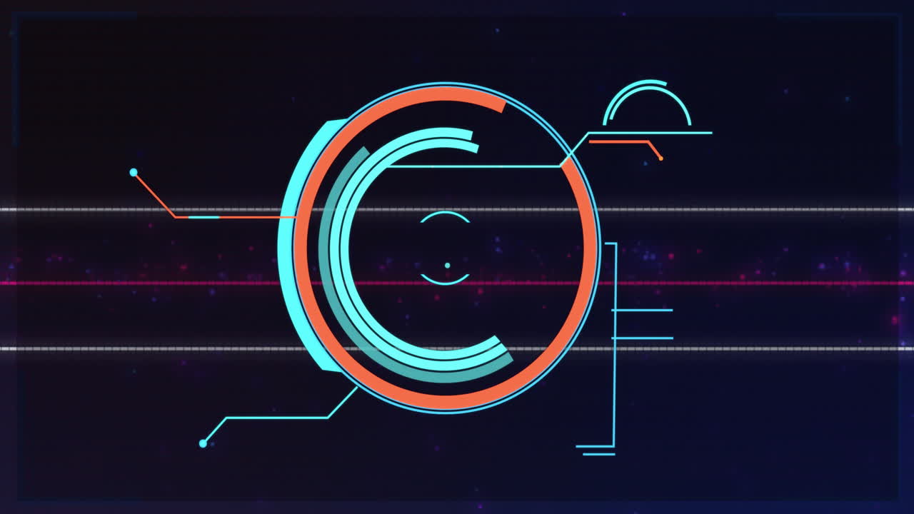 Animation of scope scanning over light spots